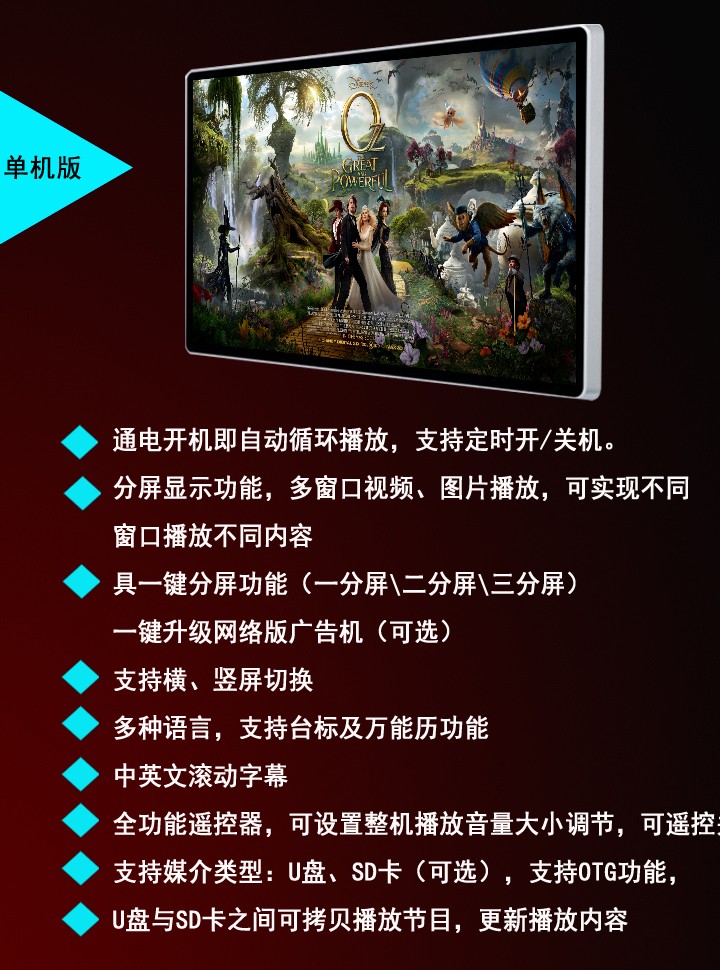 43寸壁掛式液晶廣告機(jī) 43寸壁掛式液晶廣告機(jī)